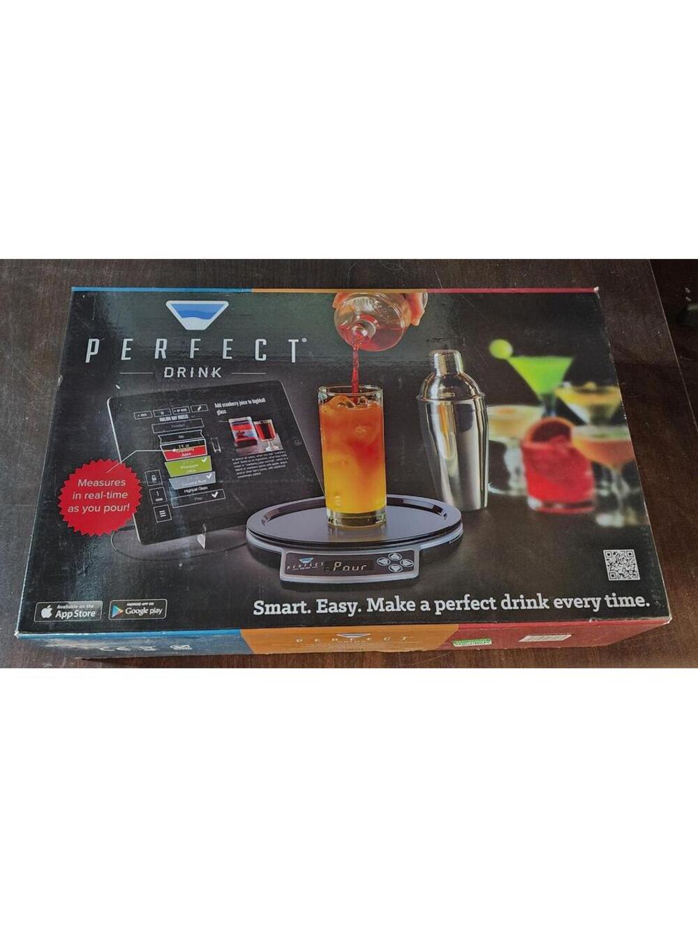 Perfect Drink Pro Smart Cocktail Maker System New in Box Easy At-Home Mixology